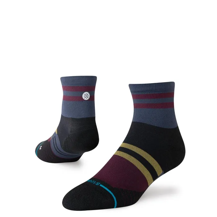 Light Performance Quarter Socks So Sporty 8211 Black MenWomen Stance Quarter