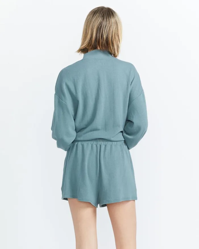 Lived In Lounge Frenchie Shorts 8211 Sea Swell Green Womens Volcom Bottoms