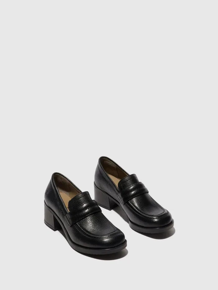 Loafers Shoes KOLA018FLY BLACK Women Fly London Shoes