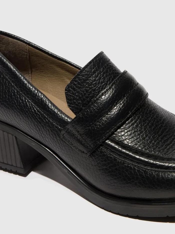Loafers Shoes KOLA018FLY BLACK Women Fly London Shoes
