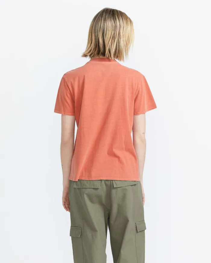 Lock It Up Tee 8211 Rust Womens Volcom Tops