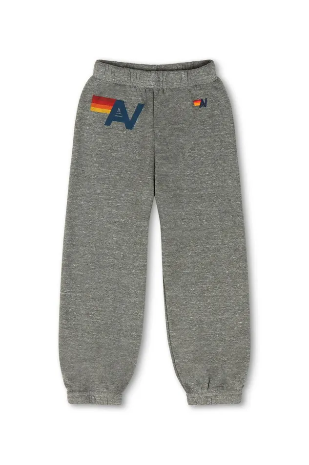Logo Sweatpants 8211 Heather Grey Kids Aviator Nation Sweatpants