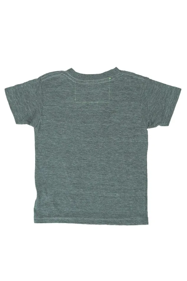 Logo Tee 8211 Heather Grey Kids Aviator Nation Tees