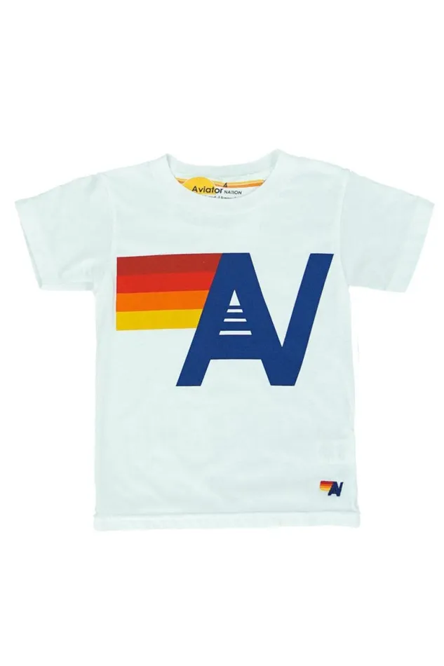 Logo Tee 8211 White Kids Aviator Nation Tees