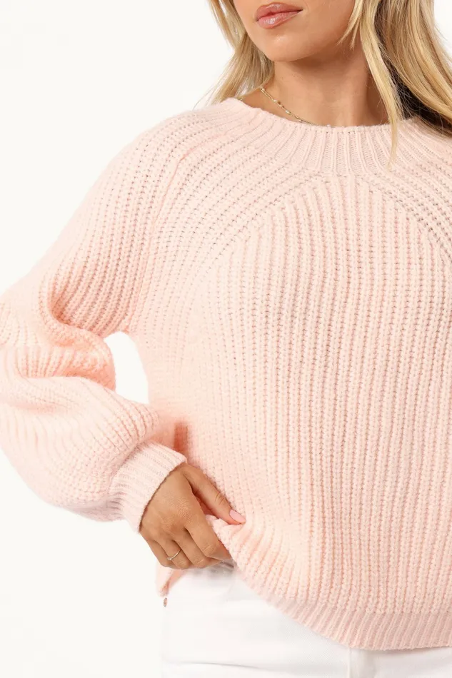 London Knit Sweater Pink Women Sweaters Petal and Pup