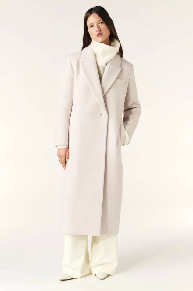 Long Coat Koala OffWhite Women Baandsh Jackets and Coats