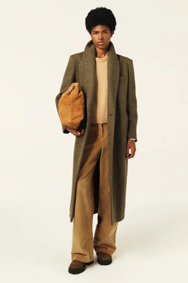 Long Coat Koala OffWhite Women Baandsh Jackets and Coats