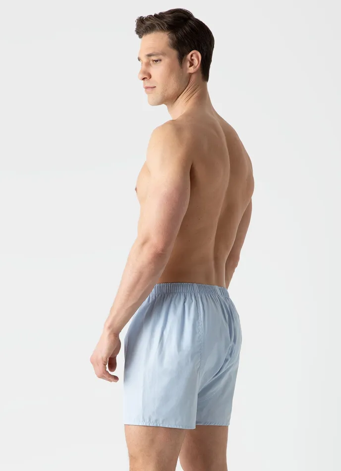 Long Cut Classic Boxer Shorts Plain Blue Men Buy More and Save ussunspel Long Cut Classic Boxer Shorts Plain Blue Men Buy More and Save ussunspel