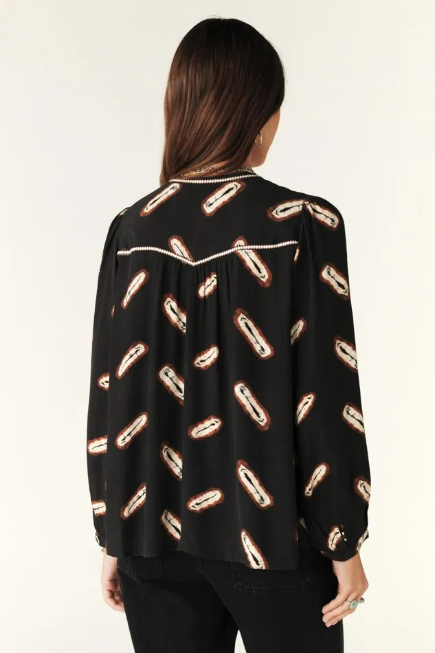 LongSleeve Top Capella Black Women Baandsh Tops and Shirts