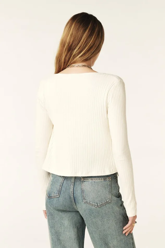 LongSleeve Top Tan OffWhite Women Baandsh Tops and Shirts