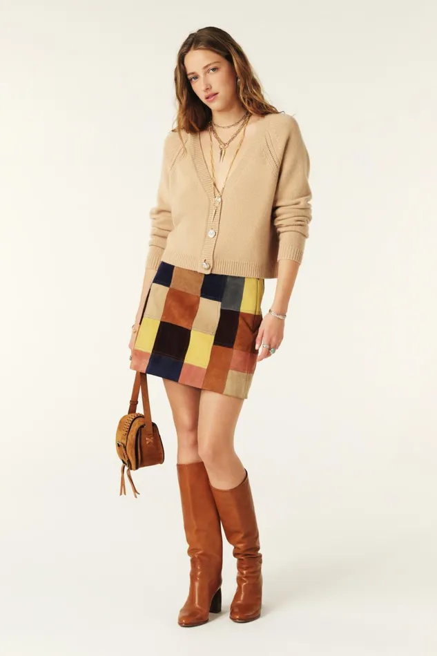 LongSleeved Cardigan Carila Brown Women Baandsh Sweaters and Cardigans