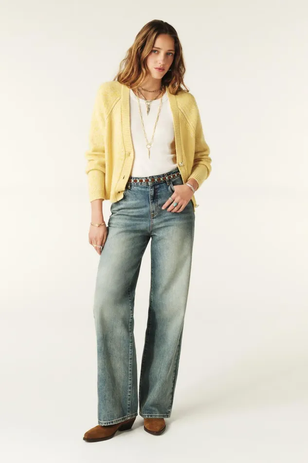 LongSleeved Cardigan Carila Brown Women Baandsh Sweaters and Cardigans