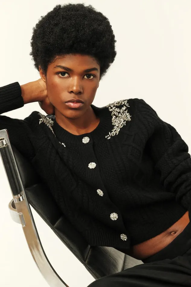 LongSleeved Jumper Oillo Black Women Baandsh Sweaters and Cardigans