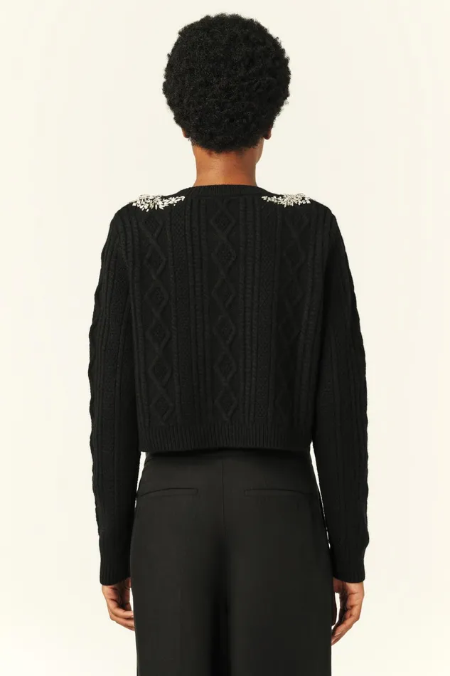 LongSleeved Jumper Oillo Black Women Baandsh Sweaters and Cardigans