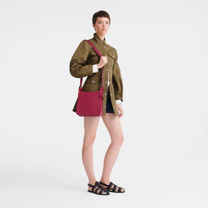 Longchamp Le Foulonn S Crossbody bag Beetroot Women Crossbody bags Longchamp Le Foulonn S Crossbody bag Beetroot Women Crossbody bags