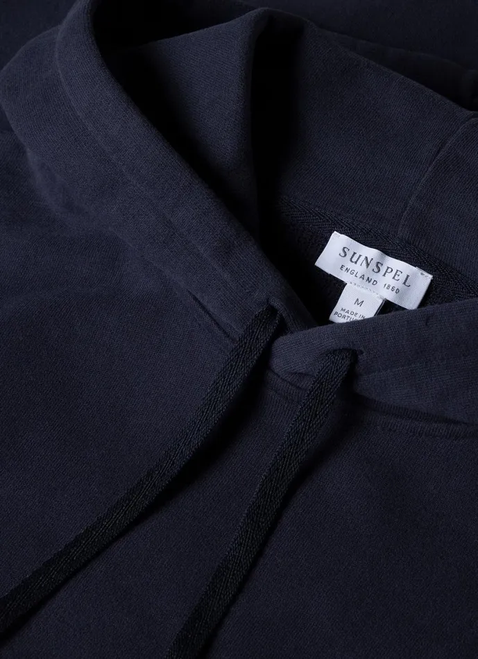 Loopback Hoody Navy Men SUNSPEL Sweatshirts and Sweatpants