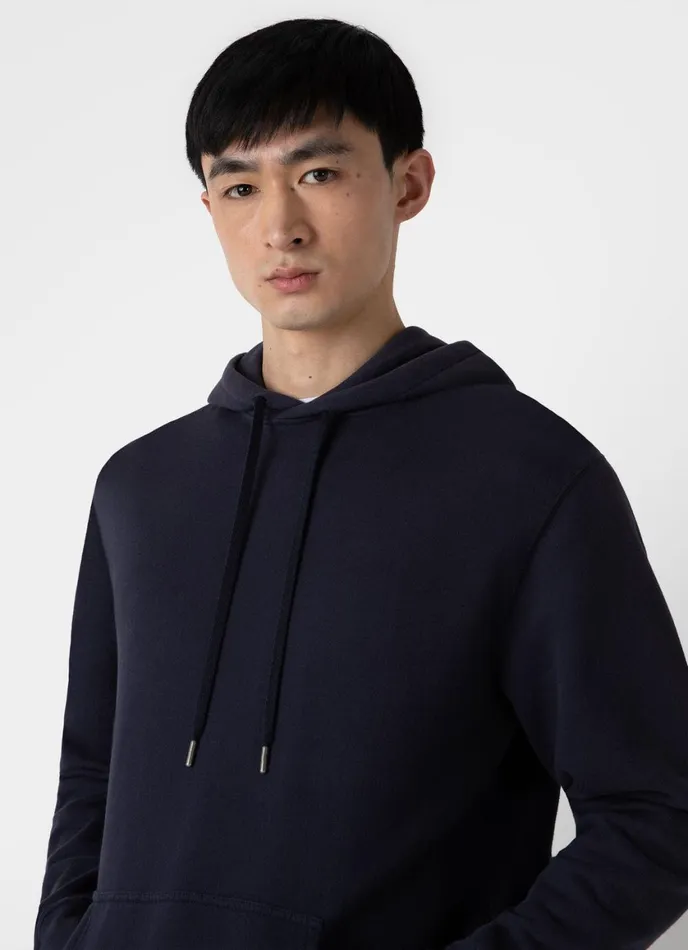 Loopback Hoody Navy Men SUNSPEL Sweatshirts and Sweatpants