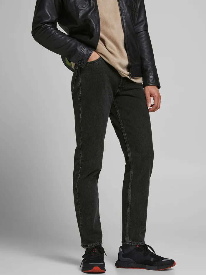 Loose Jeans JACK and JONES Mens CHRIS ORIGINAL CJ 934 LOOSE FIT JEANS Black Black Denim