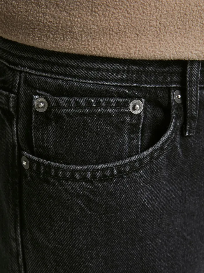 Loose Jeans JACK and JONES Mens CHRIS ORIGINAL CJ 934 LOOSE FIT JEANS Black Black Denim