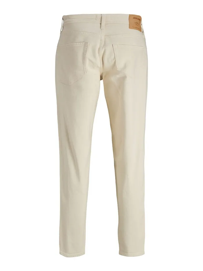 Loose Jeans JACK and JONES Mens ROB ORIGINAL CJ 936 LOOSE FIT JEANS Beige Ecru