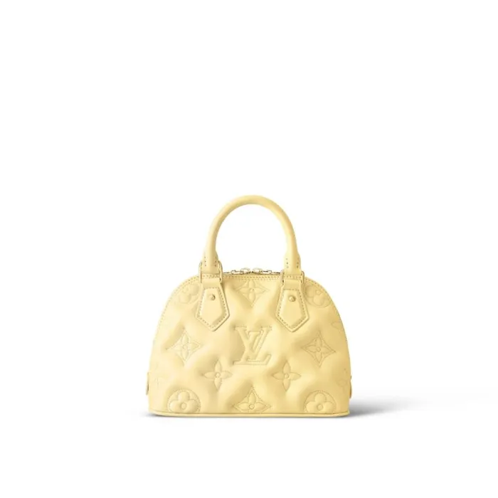 Louis Vuitton Banana Yellow M59821 Alma BB 8211 Louis Vuitton Handbag Store Women Louis Vuitton Alma Bag