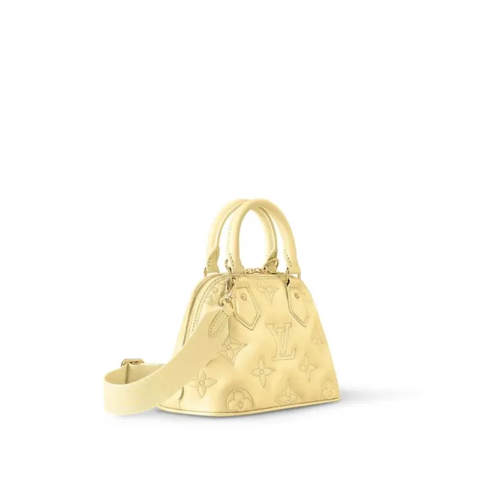 Louis Vuitton Banana Yellow M59821 Alma BB 8211 Louis Vuitton Handbag Store Women Louis Vuitton Alma Bag