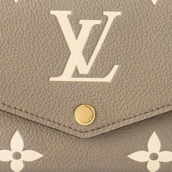 Louis Vuitton Bicolor Monogram Empreinte Leather M81049 Sarah Wallet 8211 Louis Vuitton Handbag Store Women Louis Vuitton Wallets
