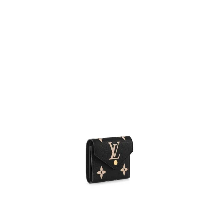 Louis Vuitton BlackBeige M80968 Victorine Wallet 8211 Louis Vuitton Handbag Store Women Louis Vuitton Wallets