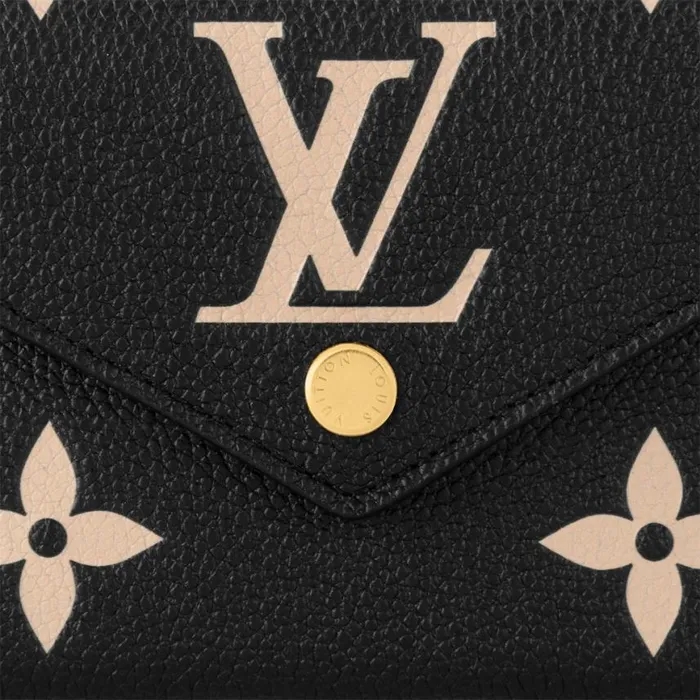 Louis Vuitton BlackBeige M80968 Victorine Wallet 8211 Louis Vuitton Handbag Store Women Louis Vuitton Wallets