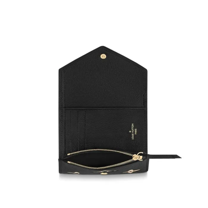Louis Vuitton BlackBeige M80968 Victorine Wallet 8211 Louis Vuitton Handbag Store Women Louis Vuitton Wallets