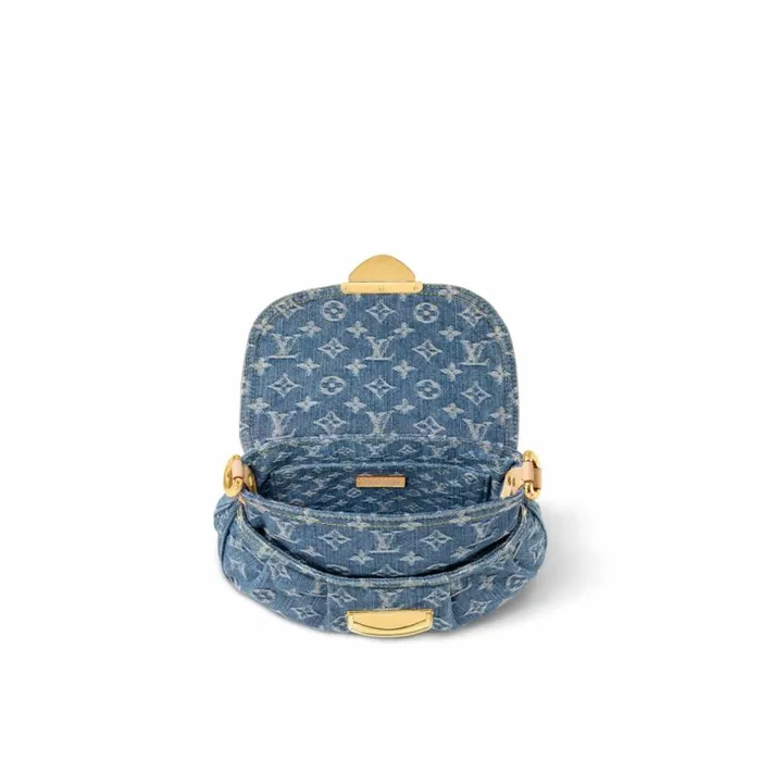 Louis Vuitton M46829 Sunset Denim Blue 8211 Louis Vuitton Handbag Store Women Louis Vuitton Shoulder and Totes