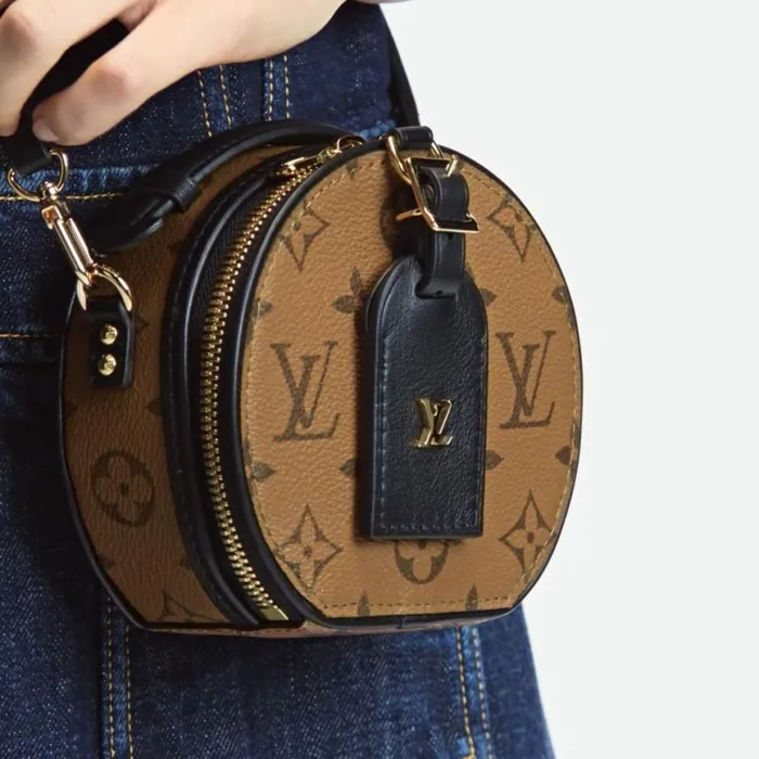 Louis Vuitton M68276 Mini Boite Chapeau Monogram Reverse 8211 Louis Vuitton Handbag Store Women Louis Vuitton Boite Chapeau Bag