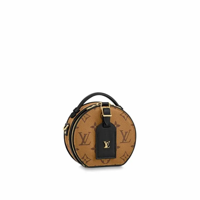 Louis Vuitton M68276 Mini Boite Chapeau Monogram Reverse 8211 Louis Vuitton Handbag Store Women Louis Vuitton Boite Chapeau Bag