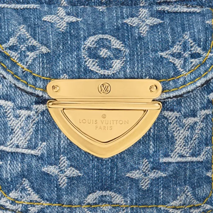 Louis Vuitton M82948 Fairfax Pochette Denim Blue 8211 Louis Vuitton Handbag Store Women Louis Vuitton Shoulder and Totes
