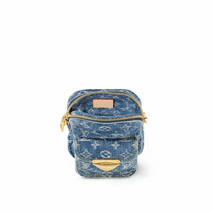 Louis Vuitton M82948 Fairfax Pochette Denim Blue 8211 Louis Vuitton Handbag Store Women Louis Vuitton Shoulder and Totes