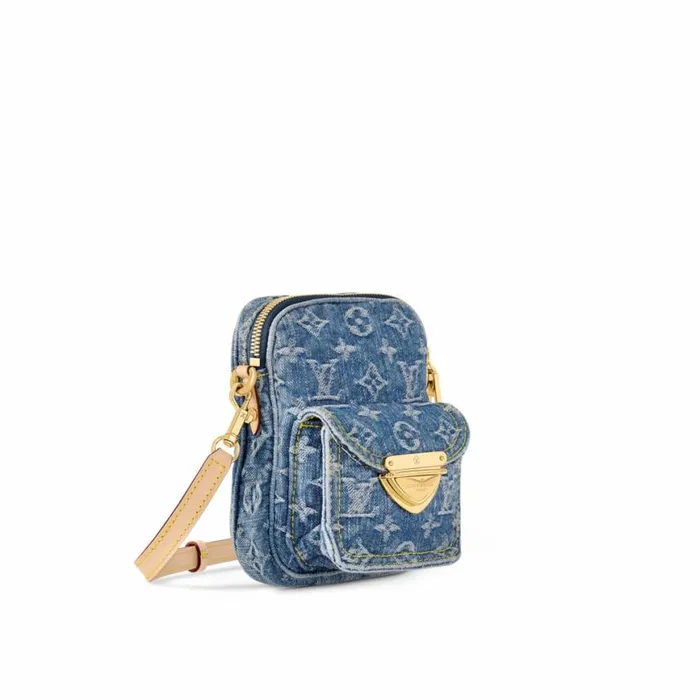 Louis Vuitton M82948 Fairfax Pochette Denim Blue 8211 Louis Vuitton Handbag Store Women Louis Vuitton Shoulder and Totes