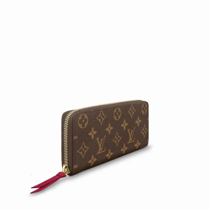 Louis Vuitton Monogram Canvas Clemence Wallet M60742 Fuchsia 8211 Louis Vuitton Handbag Store Women Louis Vuitton Wallets