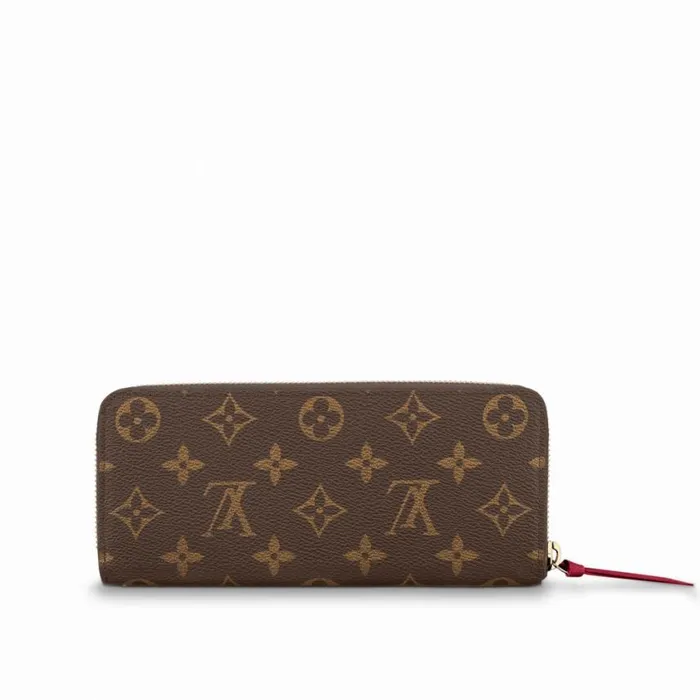 Louis Vuitton Monogram Canvas Clemence Wallet M60742 Fuchsia 8211 Louis Vuitton Handbag Store Women Louis Vuitton Wallets