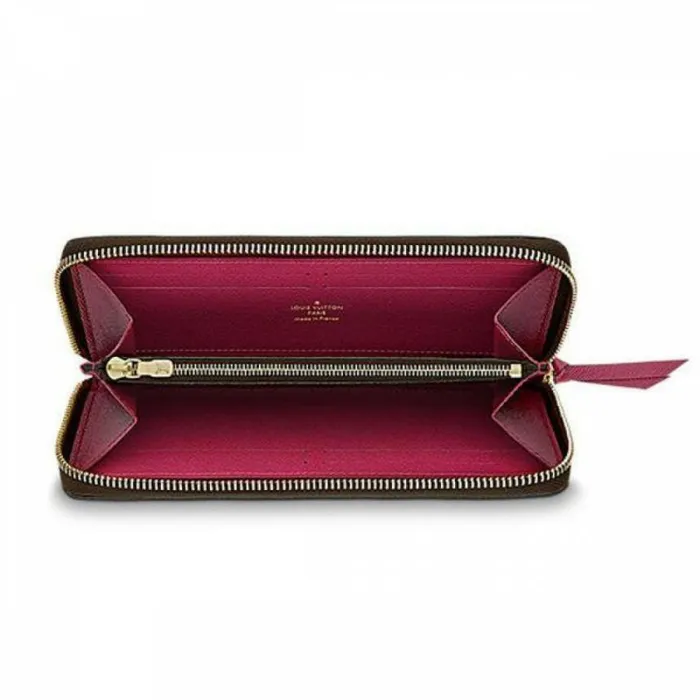 Louis Vuitton Monogram Canvas Clemence Wallet M60742 Fuchsia 8211 Louis Vuitton Handbag Store Women Louis Vuitton Wallets