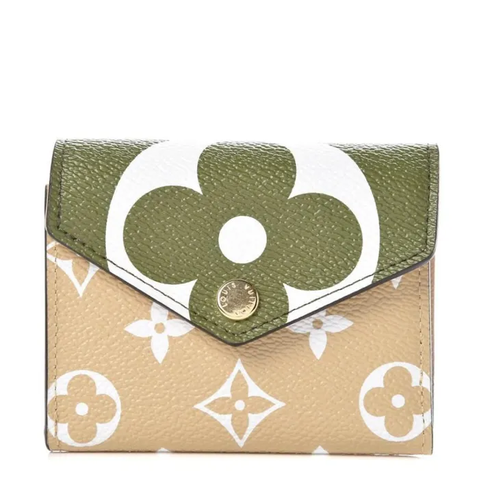 Louis Vuitton Monogram Giant Zoe Wallet Khaki M67640 8211 Louis Vuitton Handbag Store Women Louis Vuitton Wallets