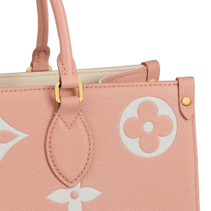 Louis Vuitton OnTheGo MM M46286 Trianon Pink Cream 8211 Louis Vuitton Handbag Store Women Louis Vuitton Onthego Bag
