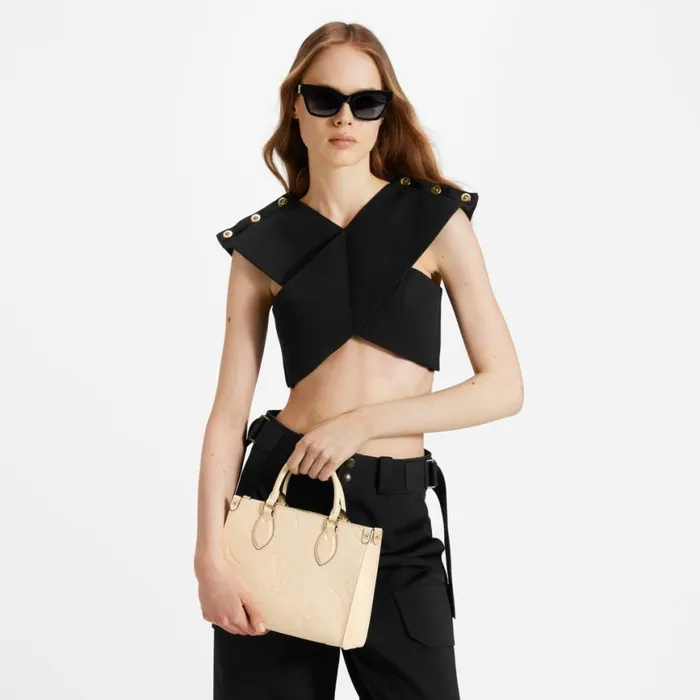 Louis Vuitton Onthego PM Cream M46569 8211 Louis Vuitton Handbag Store Women Louis Vuitton Onthego Bag