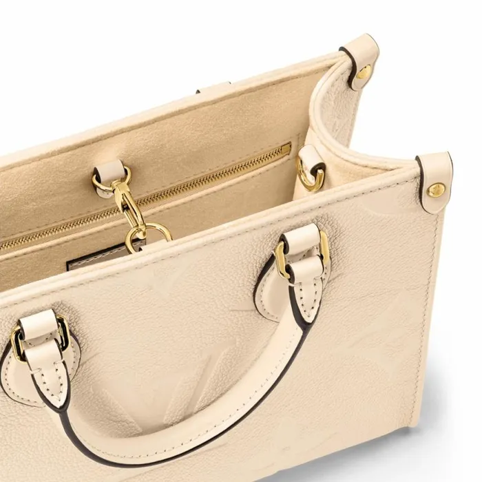 Louis Vuitton Onthego PM Cream M46569 8211 Louis Vuitton Handbag Store Women Louis Vuitton Onthego Bag