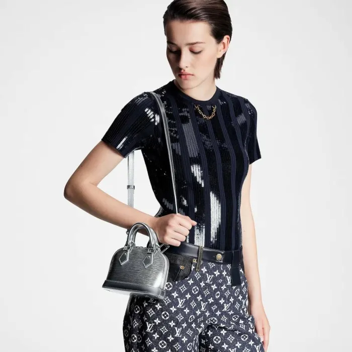 Louis Vuitton Silver M82682 NEW Nano Alma 8211 Louis Vuitton Handbag Store Women Louis Vuitton Alma Bag