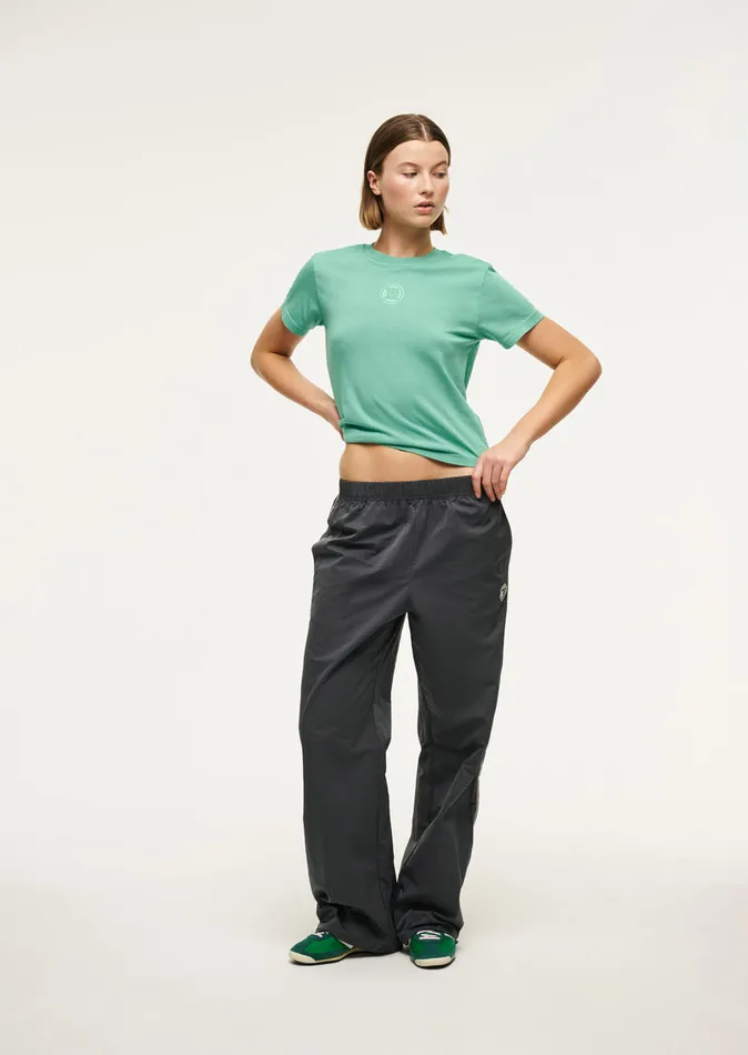 Loungewear PE Nation Women SPORTIVE SHORT SLEEVE TEE IN WASHED EVERGREEN