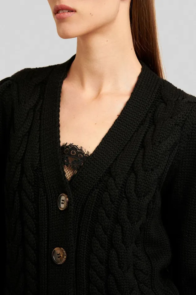 Luisa Spagnoli Cardigan Women Mizzi Black