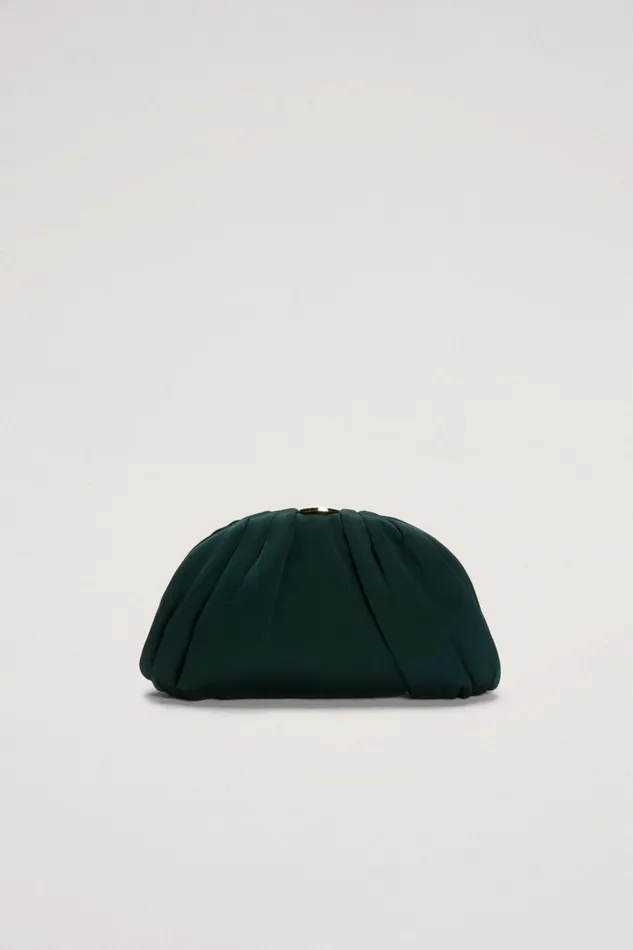 Luisa Spagnoli Clutch And Pochette Women Ilam Green Bottlegold