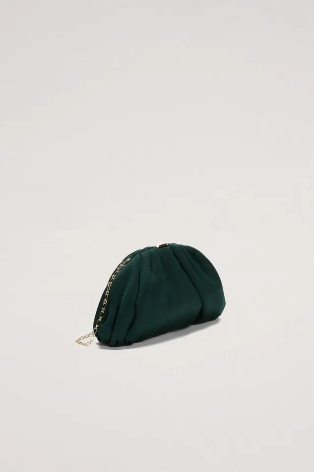 Luisa Spagnoli Clutch And Pochette Women Ilam Green Bottlegold