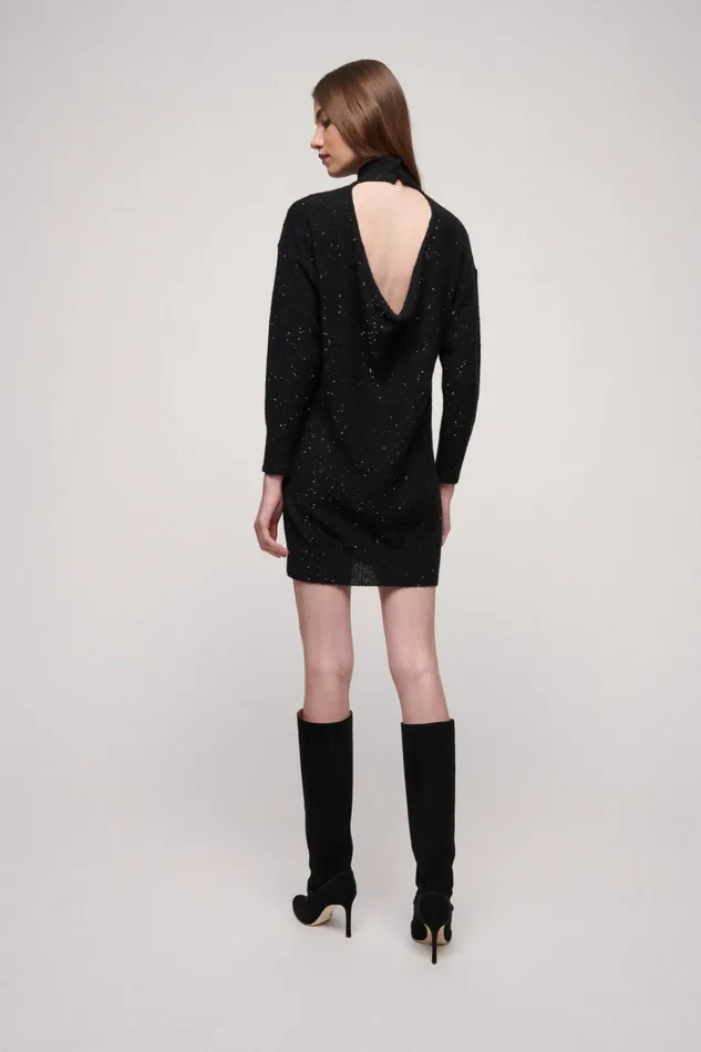 Luisa Spagnoli Dresses and Jumpsuits Women Cristian Black Luisa Spagnoli Dresses and Jumpsuits Women Cristian Black