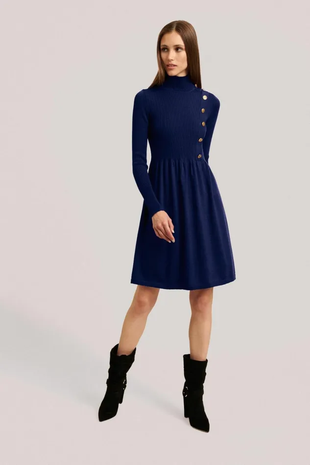 Luisa Spagnoli Dresses and Jumpsuits Women Mentuccia Ink Blue